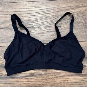 Aerie SMOOTHEZ Mesh Triangle Bralette - Black XL